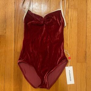 Yumiko Daniella Leotard All Velvet XSHC